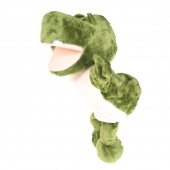 Plyšový maňásek s nohama na ruku krokodýl