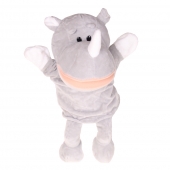 Plyšový maňásek s nohama na ruku nosorožec