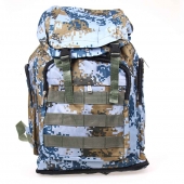 Batoh maskáčový 50 l světle modrý