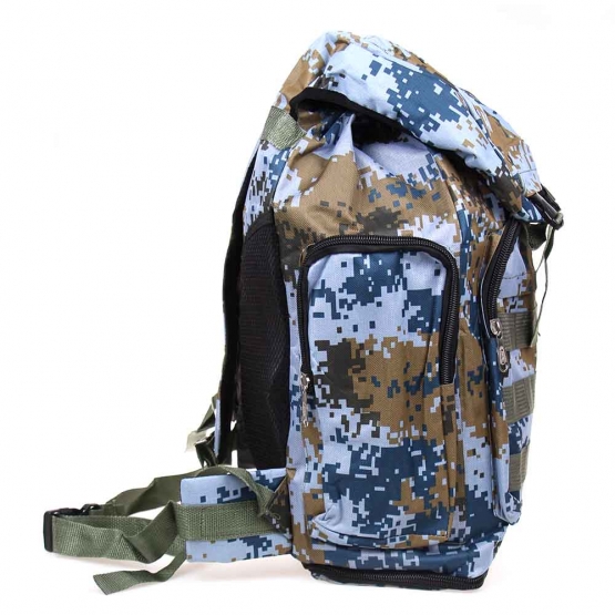 Batoh maskáčový 50 l světle modrý