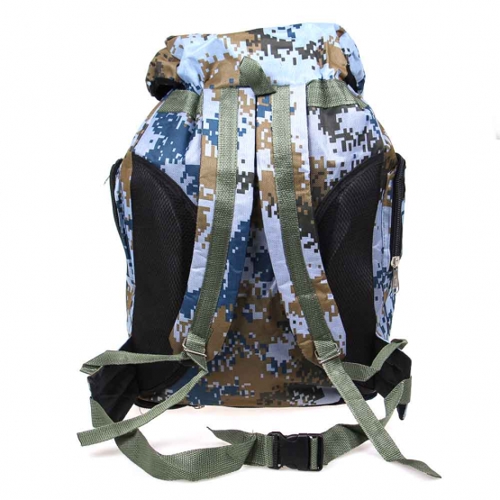 Batoh maskáčový 50 l světle modrý