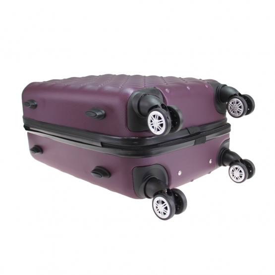 Sada 3 kufrů skořepinových LA2 vínová