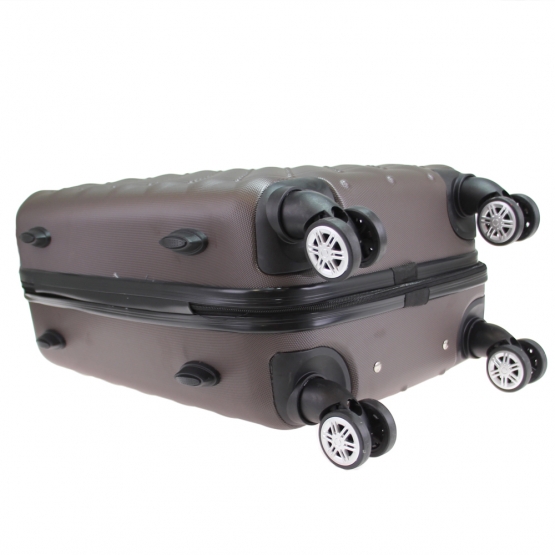 Sada 3 kufrů skořepinových LA2 hnědá