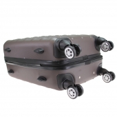 Sada 3 kufrů skořepinových LA2 hnědá