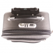 Sada 3 látkových kufrů šedá 2