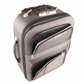 Sada 3 látkových kufrů šedá 3