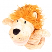 Plyšový maňásek na ruku lev var.2