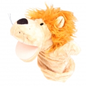 Plyšový maňásek na ruku lev var.2