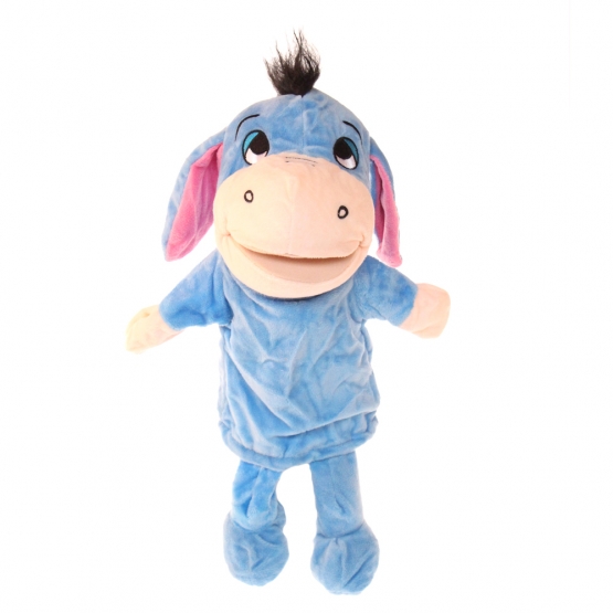 Plyšový maňásek s nohama na ruku oslík