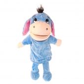 Plyšový maňásek s nohama na ruku oslík