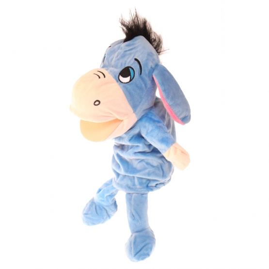 Plyšový maňásek s nohama na ruku oslík