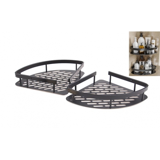 Sada rohových poliček 2ks