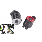 Sada 2 LED silikonových světel na kolo