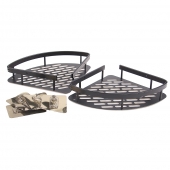 Sada rohových poliček 2ks