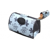 Skládací přenosná taška pro domácí zvířata modrá