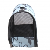 Skládací přenosná taška pro domácí zvířata modrá