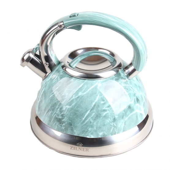 Kovová konvice 3l tyrkysový mramor