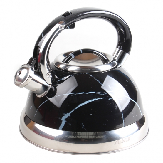 Kovová konvice 3l černý mramor