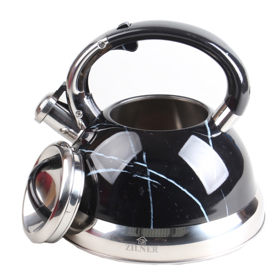 Kovová konvice 3l černý mramor