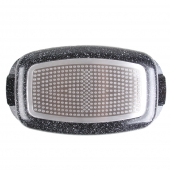 Hliníkový pekáč 5,5l černý mramor