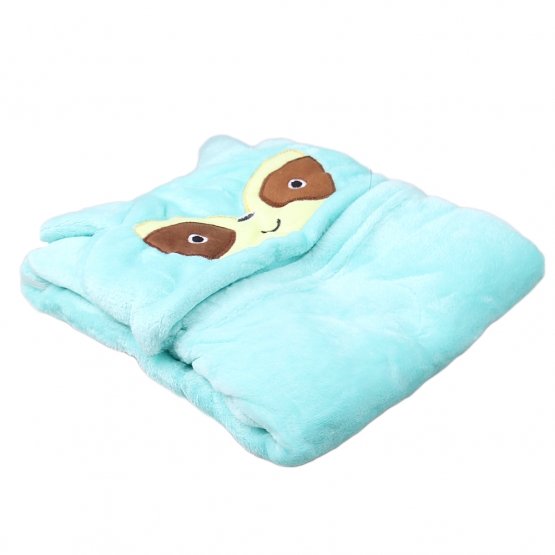 Dětská deka Happy Baby modrá – lemur