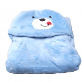 Dětská deka Happy Baby modrá – medvídek