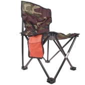 Židle skládací rybářská tmavý maskáč