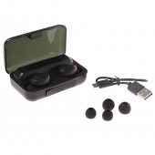 Bezdrátová sluchátka s powerbankou F9-5 černé