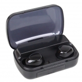 Bezdrátová sluchátka s powerbankou M10 černé