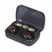 Bezdrátová sluchátka s powerbankou M10 černé