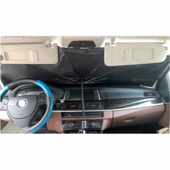 Skládací deštník na ochranu čelního skla 