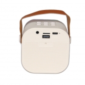 Mini karaoke zvukový systém béžový