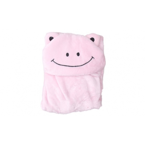 Dětská deka Happy Baby růžová – žabička
