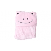 Dětská deka Happy Baby růžová – žabička