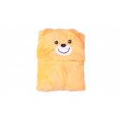 Dětská deka Happy Baby oranžová – medvídek