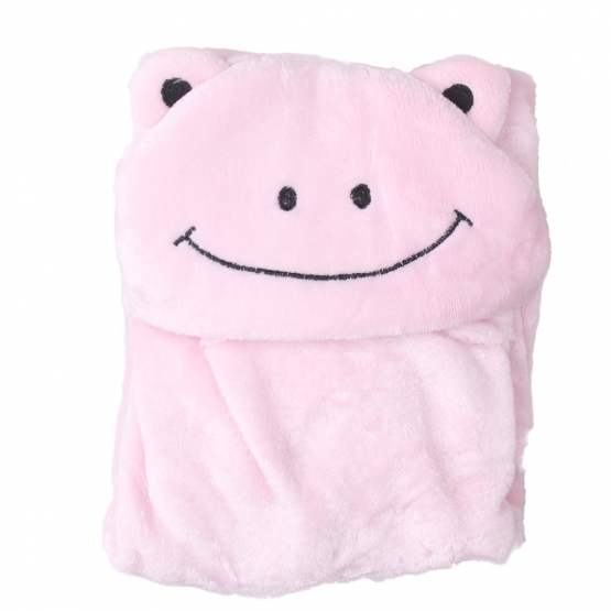 Dětská deka Happy Baby růžová – žabička