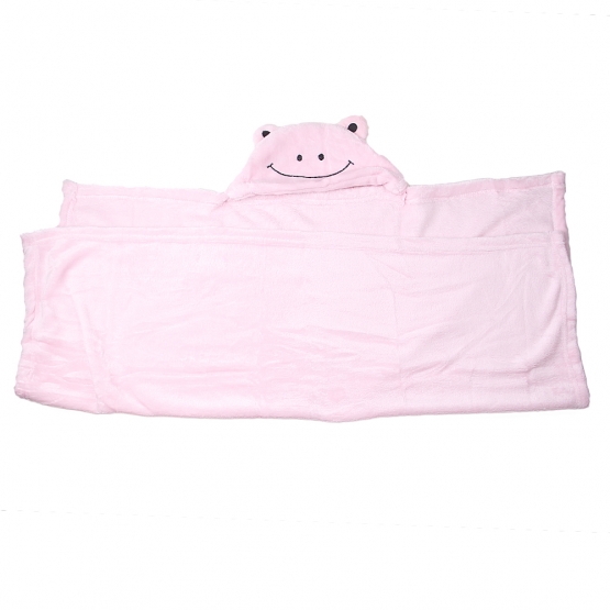 Dětská deka Happy Baby růžová – žabička