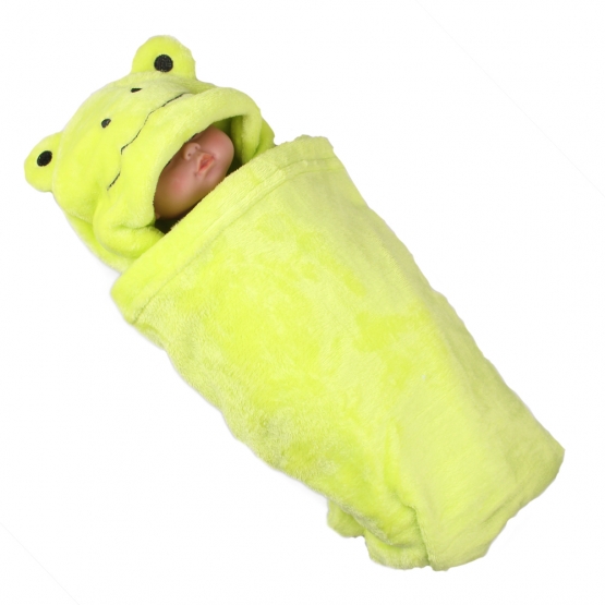 Dětská deka Happy Baby zelená – žabička