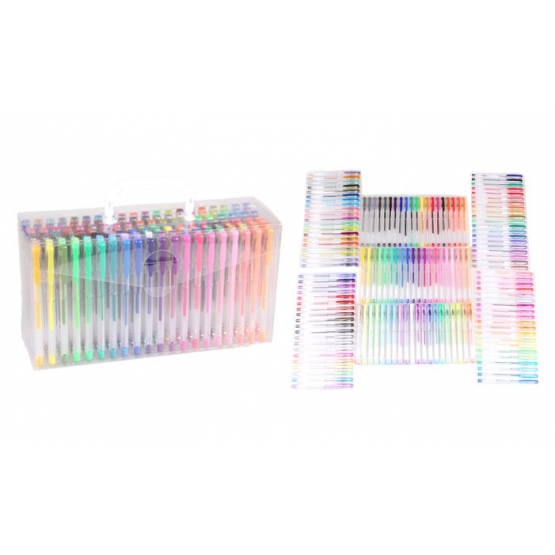 Barevné gelové propisky 140ks