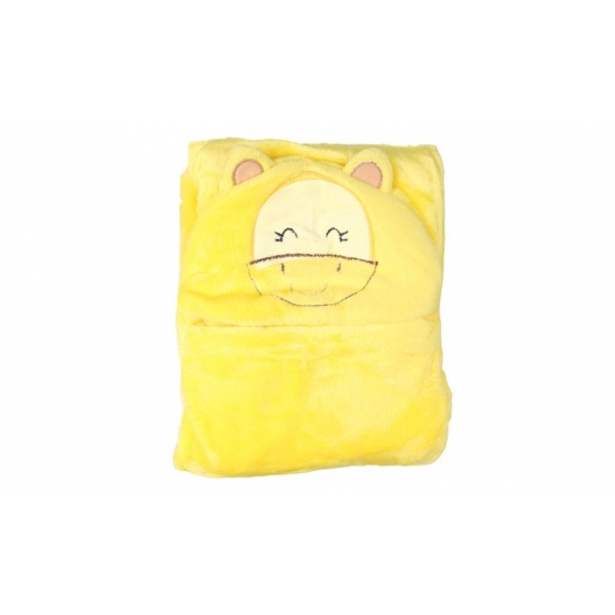 Dětská deka Happy Baby žlutá – lvíček