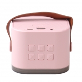 Mini karaoke zvukový systém růžový