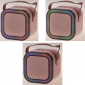 Mini karaoke zvukový systém růžový