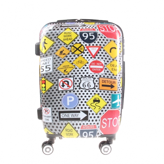 Sada 3 kufrů skořepinových LP22 (dopravní značky)