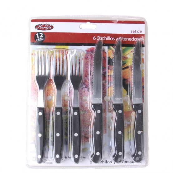 12-dílná sada příborů Hengli