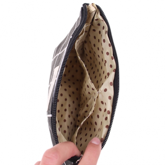 Kosmetická taška Handmade černá kostka