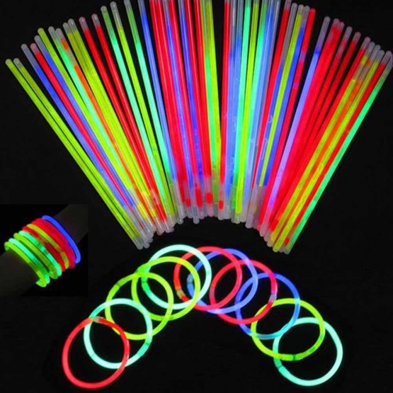Svítící náramky 50 ks