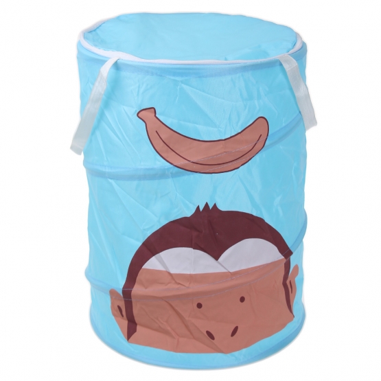 Dětský úložný box modrý opice