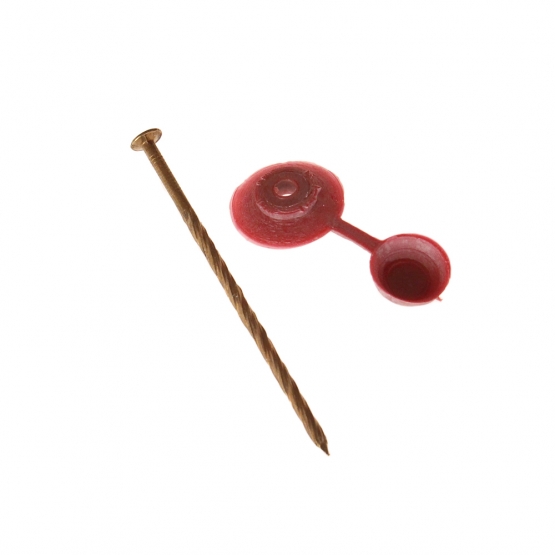 400 ks pozinkovaných hřebíků a plastových podložek s víčkem var.2