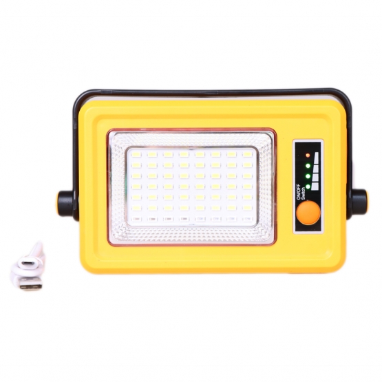 Solární LED reflektor s powerbankou