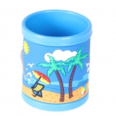 Hrnek dětský plastový (modrý s delfínem)